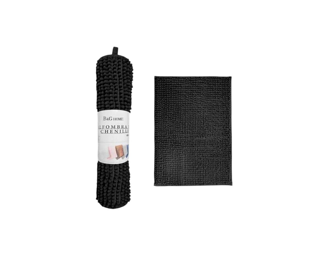 Πατάκι μπάνιου - M0829 - 6C - 50x80cm - Black - 20865 Πατάκι μπάνιου - M0829 - 6C - 50x80cm - Black - 20865