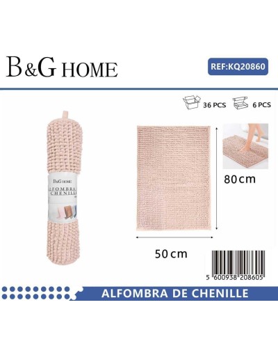 Πατάκι μπάνιου - M0839 - 50x80cm - Light Pink - 20860