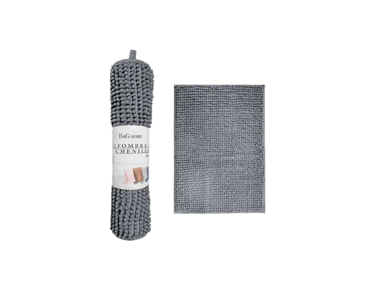 Πατάκι μπάνιου - M0831 - 40x60cm - Grey - 20858 Πατάκι μπάνιου - M0831 - 40x60cm - Grey - 20858