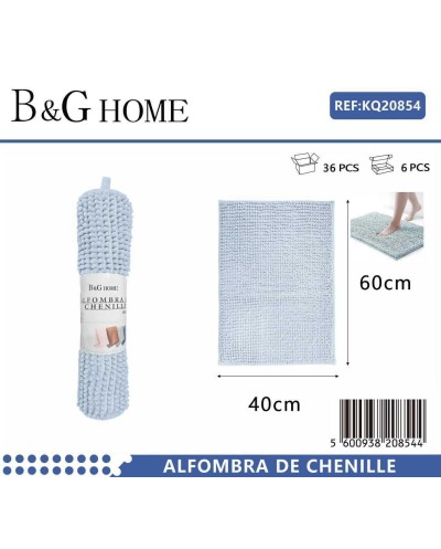 Πατάκι μπάνιου - M0842- 40x60cm - Light Blue - 20854
