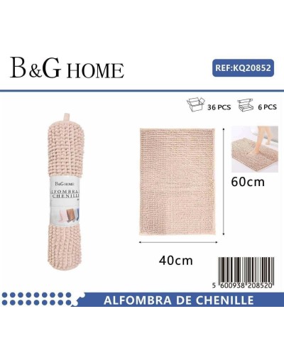 Πατάκι μπάνιου - M0839 - 40x60cm - Light Pink - 20852
