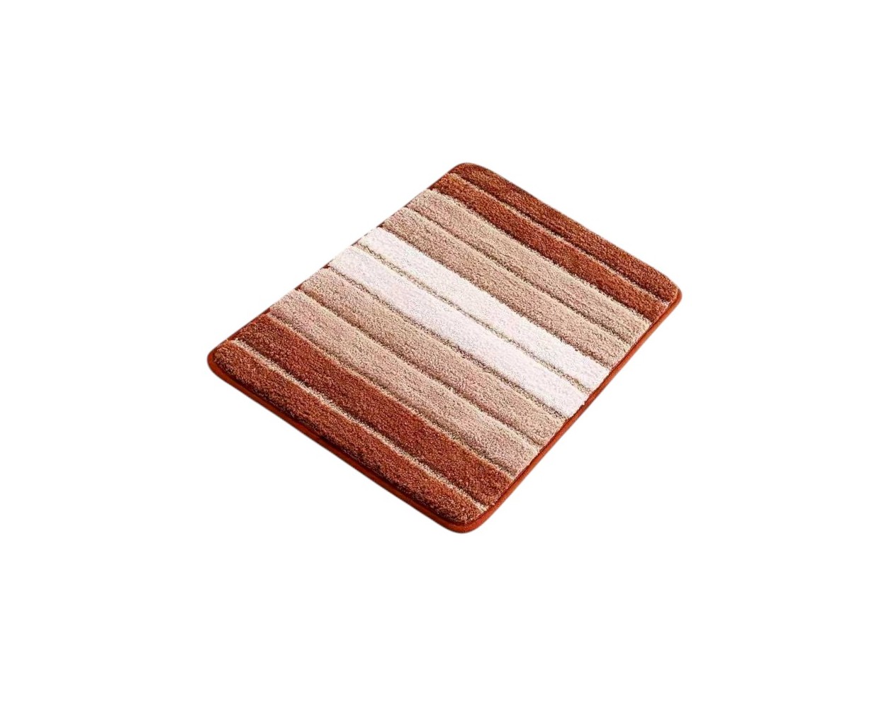 Πατάκι μπάνιου - 38x58cm - 915602 - Brown Πατάκι μπάνιου - 38x58cm - 915602 - Brown