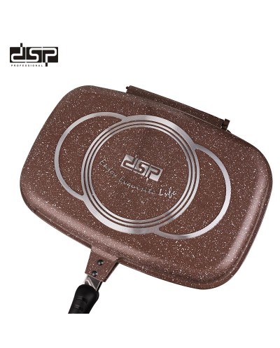 Διπλό αντικολλητικό τηγάνι Grill - CA007-F40-Brown - DSP - 610537