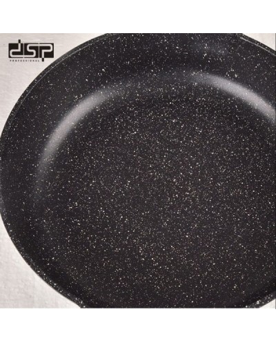 Αντικολλητικό τηγάνι με καπάκι - 2.7L - CA005-CD24-Black - DSP - 565718