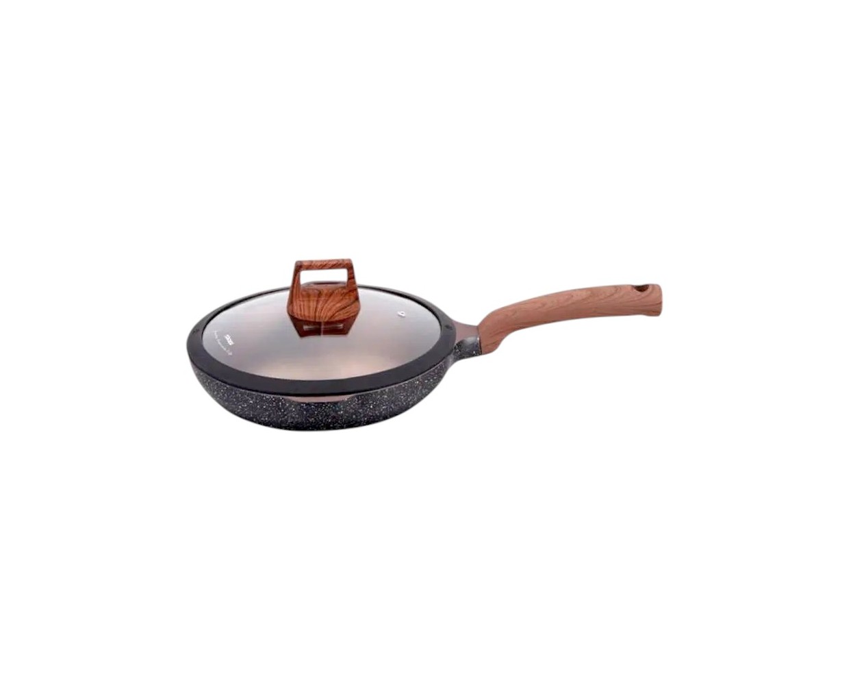 Αντικολλητικό τηγάνι με καπάκι - 2.7L - CA004-CD24-Black - DSP - 569426