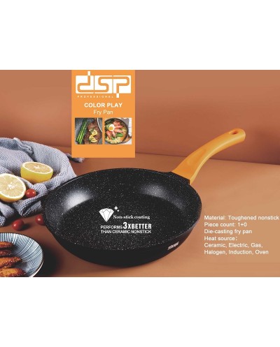 Αντικολλητικό τηγάνι - 1.9L - CA002-C24-Black - DSP - 562724
