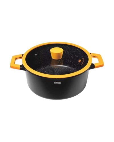Κατσαρόλα αντικολλητική - 7L - CA002-B28-Black - DSP - 563400