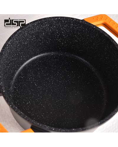Κατσαρόλα αντικολλητική - 7L - CA002-B28-Black - DSP - 563400
