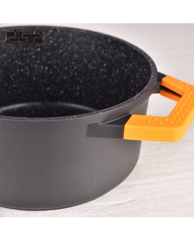 Κατσαρόλα αντικολλητική - 7L - CA002-B28-Black - DSP - 563400