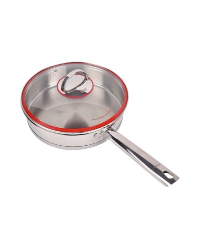 Τηγάνι ανοξείδωτο με καπάκι - 4.0L - CS003-C28 - DSP - 561352
