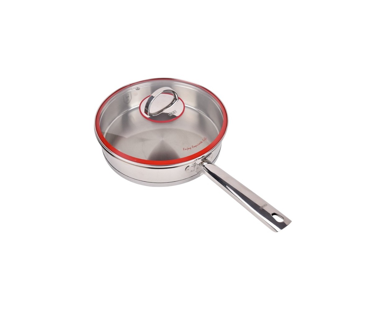 Τηγάνι ανοξείδωτο με καπάκι - 4.0L - CS003-C28 - DSP - 561352