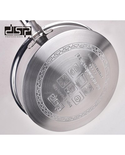 Τηγάνι ανοξείδωτο με καπάκι - 4.0L - CS003-C28 - DSP - 561352