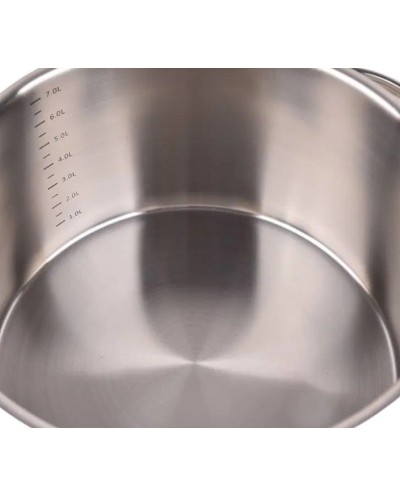 Κατσαρόλα ανοξείδωτη με καπάκι - 3.6L - CS003-B20 - DSP - 561604