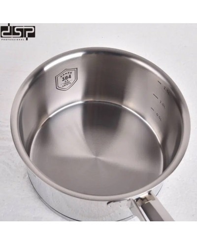 Γαλατιέρα ανοξείδωτη με καπάκι - 1.8L - CS003-A16 - DSP - 560683