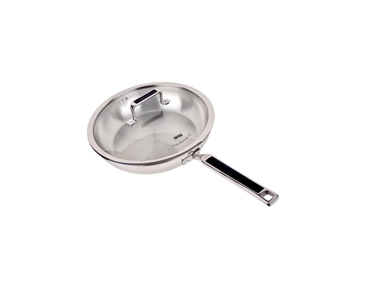 Τηγάνι ανοξείδωτο με καπάκι - 2.5L - CS002-C24 - DSP - 560539