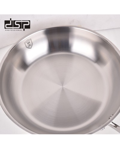Τηγάνι ανοξείδωτο με καπάκι - 2.5L - CS002-C24 - DSP - 560539