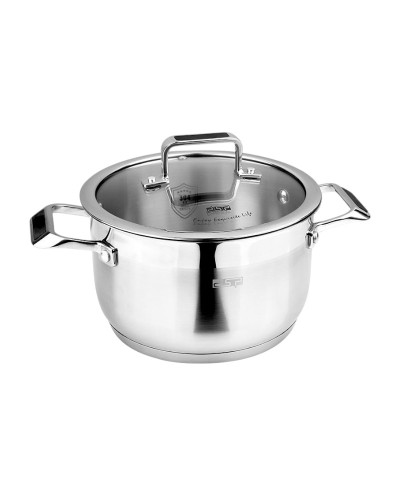 Κατσαρόλα ανοξείδωτη με καπάκι - 3.6L - CS002-B20 - DSP - 560317
