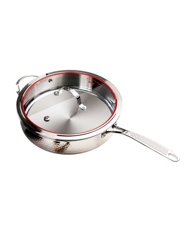 Τηγάνι ανοξείδωτο με καπάκι - 2.7L - CS001-C24 - DSP - 562519