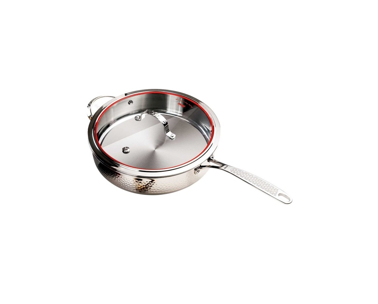 Τηγάνι ανοξείδωτο με καπάκι - 2.7L - CS001-C24 - DSP - 562519