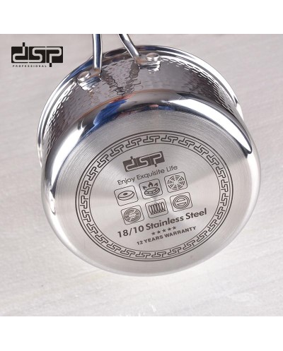 Γαλατιέρα ανοξείδωτη με καπάκι - 1.5L - CS001-A16 - DSP - 562496