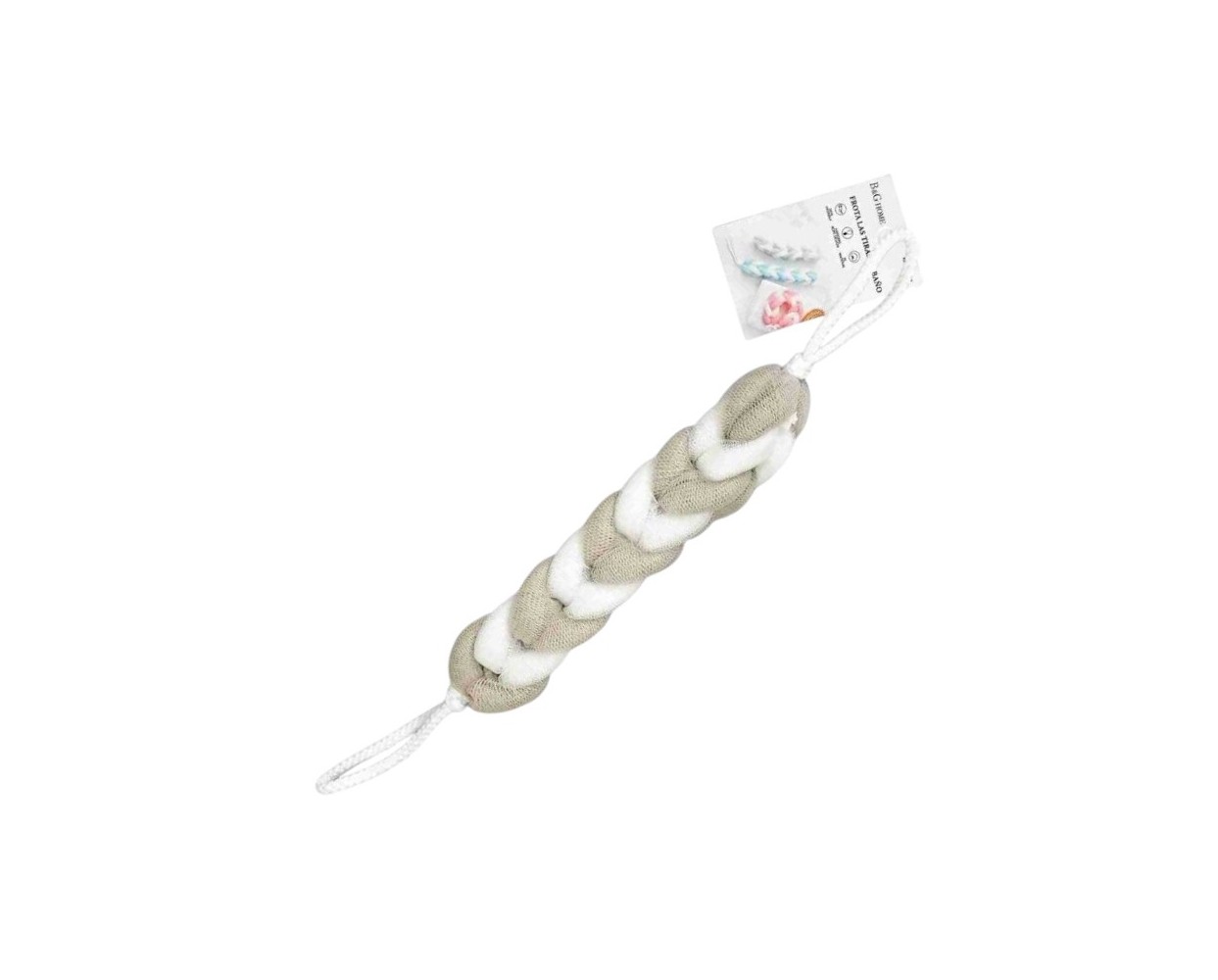 Σφουγγάρι μπάνιου πλάτης δίχτυ - Beige - 24962 Σφουγγάρι μπάνιου πλάτης δίχτυ - Beige - 24962
