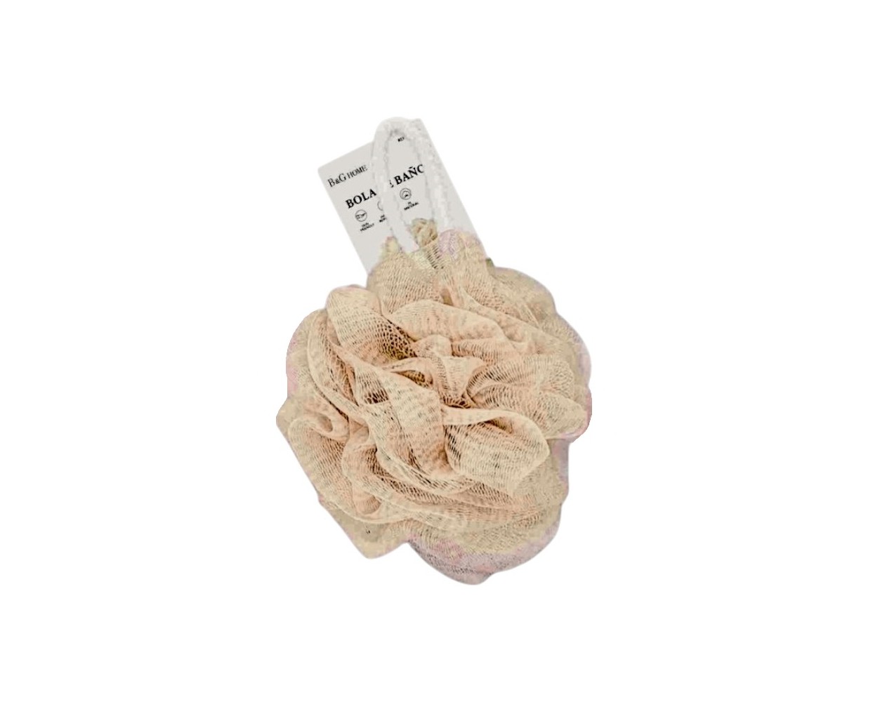 Σφουγγάρι μπάνιου δίχτυ - Beige - 24961 Σφουγγάρι μπάνιου δίχτυ - Beige - 24961