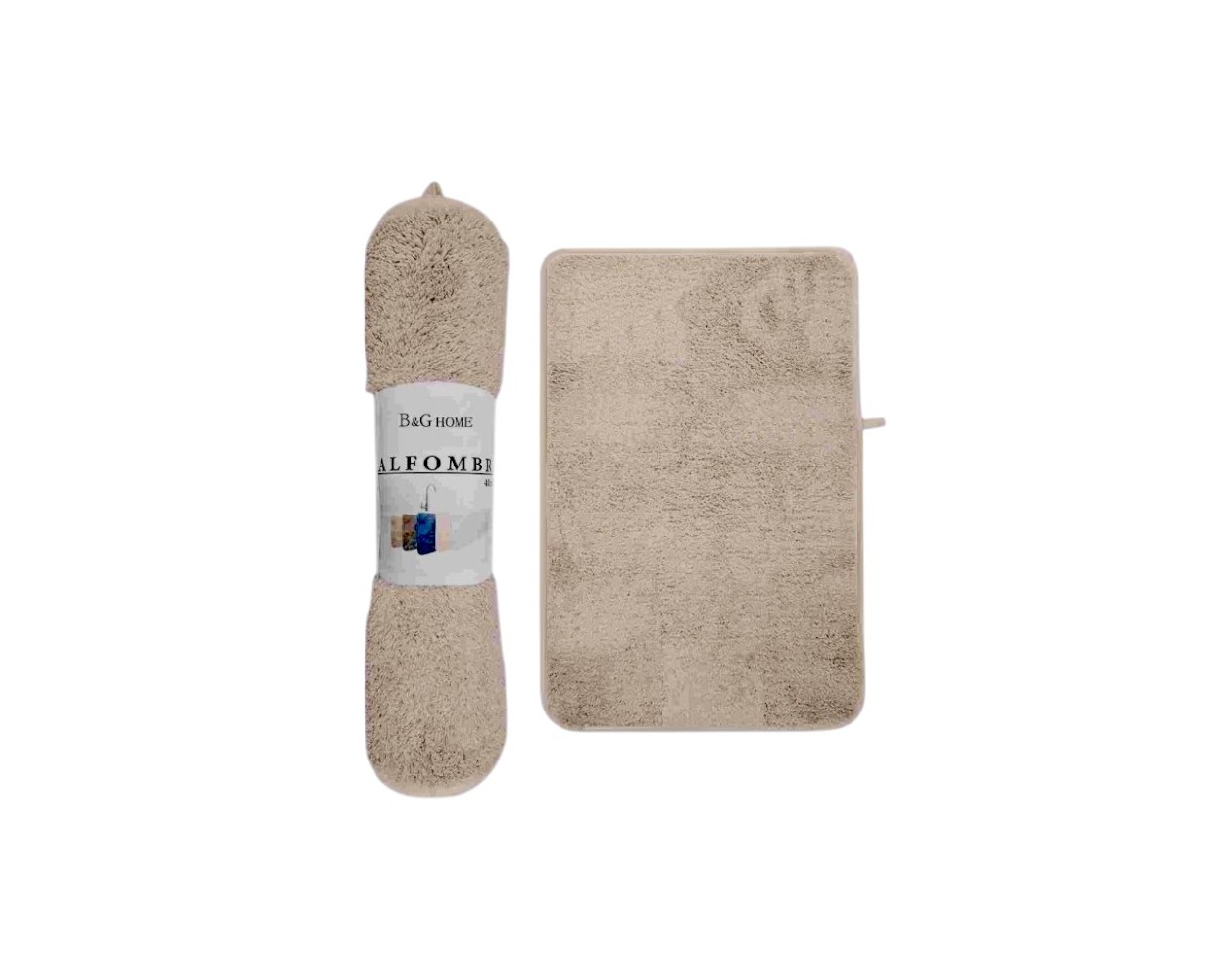 Πατάκι μπάνιου - M0832 - 40x60cm - Beige - 20967 Πατάκι μπάνιου - M0832 - 40x60cm - Beige - 20967