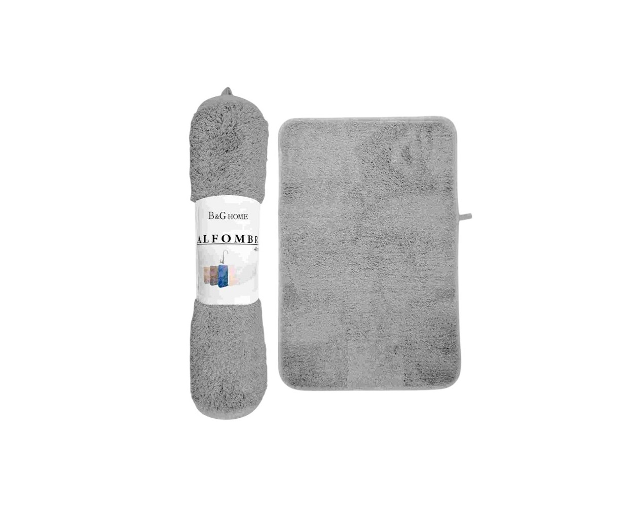 Πατάκι μπάνιου - M0831 - 40x60cm - Grey - 20966 Πατάκι μπάνιου - M0831 - 40x60cm - Grey - 20966