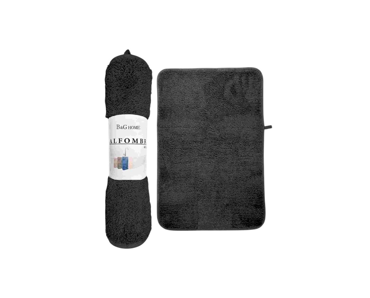 Πατάκι μπάνιου - M0831 - 40x60cm - Black - 20965 Πατάκι μπάνιου - M0831 - 40x60cm - Black - 20965