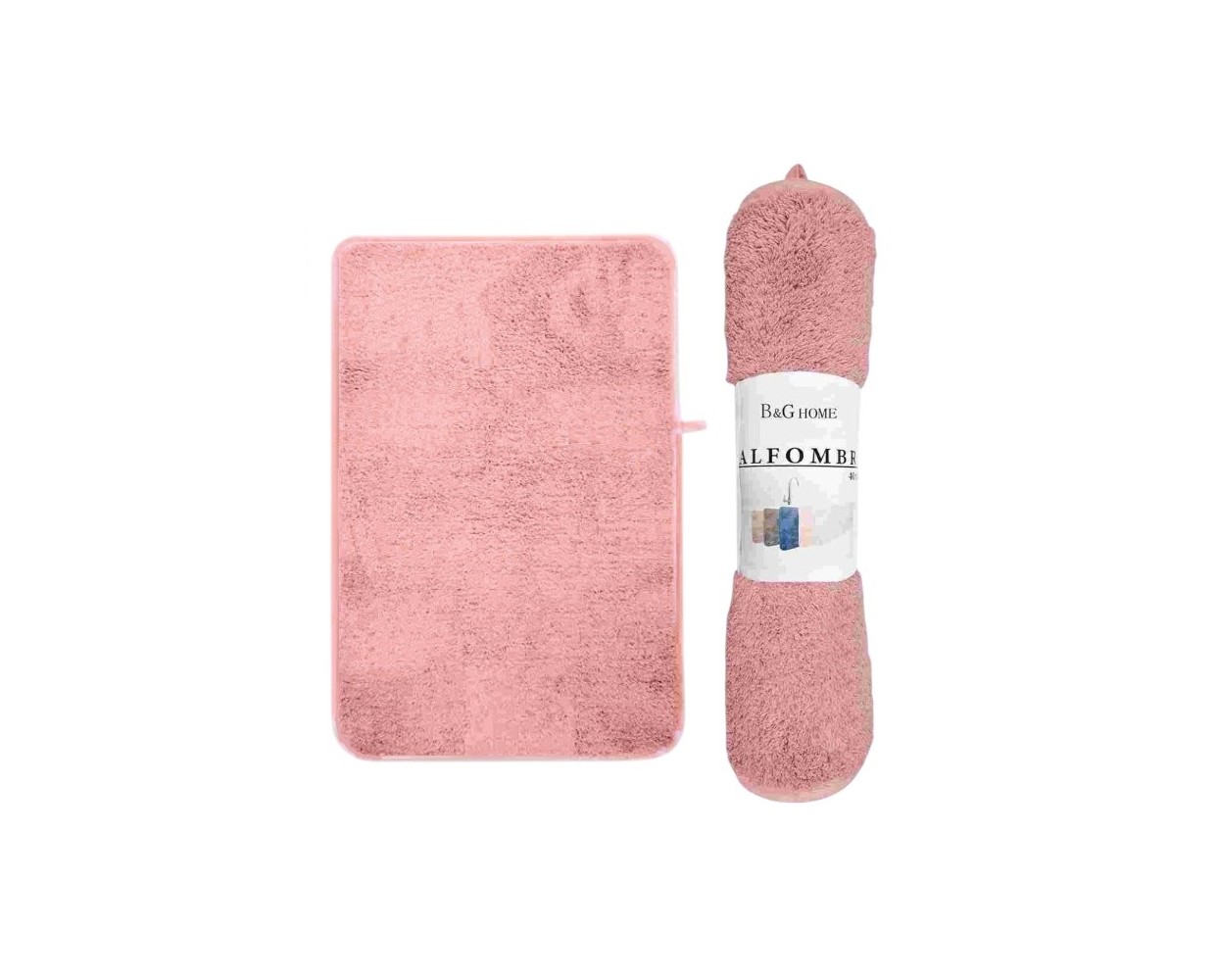 Πατάκι μπάνιου - M0826 - 40x60cm - Pink - 20963 Πατάκι μπάνιου - M0826 - 40x60cm - Pink - 20963