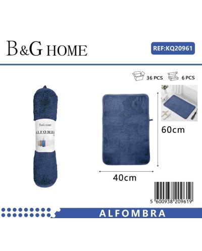 Πατάκι μπάνιου - M0840 - 40x60cm - Blue - 20961