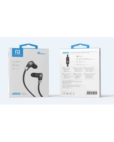 Ενσύρματα ακουστικά - JM-02 - 700598 - Black
