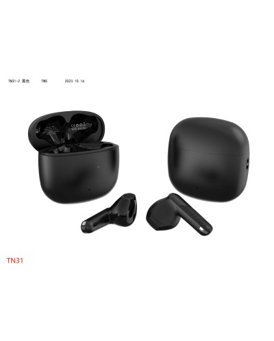 Ασύρματα ακουστικά Bluetooth με θήκη φόρτισης - TN-31 - 721760 - Black