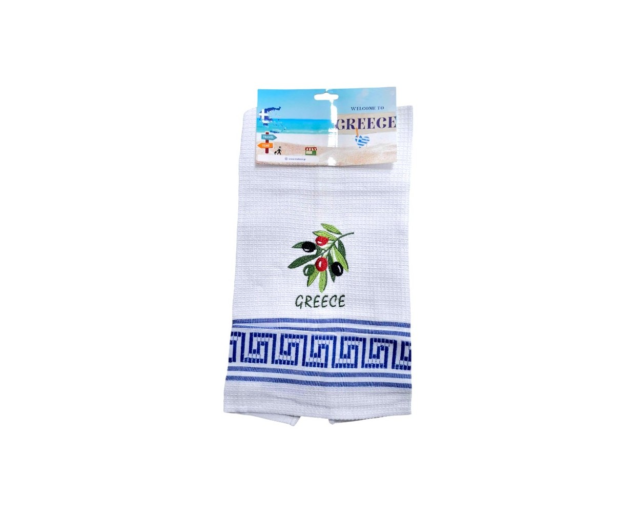 Πετσέτα ποτηρόπανο Souvenir με κέντημα - Σετ 12pcs - Greece - 416112 Πετσέτα ποτηρόπανο Souvenir με κέντημα - Σετ 12pcs - Greece - 416112