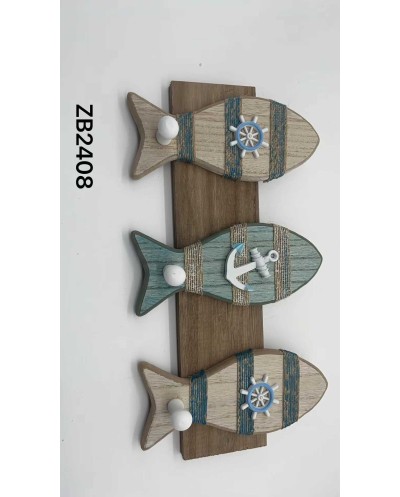 Σετ διακοσμητικά Souvenir - Κρεμάστρα - ZB2408 - 4 τεμάχια - 251957
