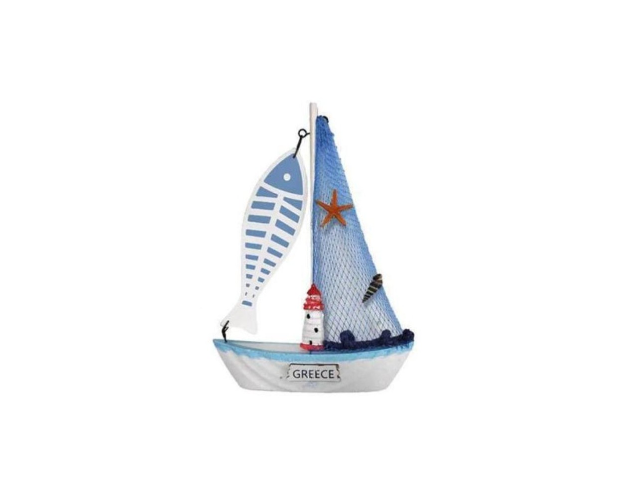 Σετ διακοσμητικά Souvenir - Καραβάκι - LL003 - 4 τεμάχια - 921010
