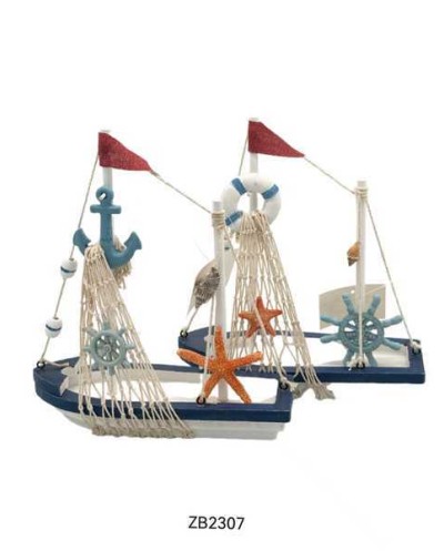 Σετ διακοσμητικά Souvenir - Καραβάκι - 2 τεμάχια - ZB2307 - 921201