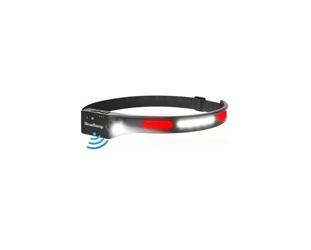 Φακός κεφαλής LED -  White/Red - 5808 - 200514