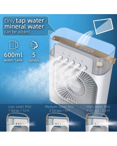 Ανεμιστήρας & υγραντήρας mini - Air Cooler - 845 - 215802 - White