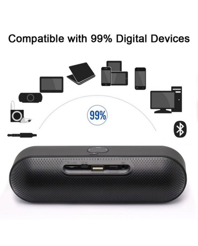 Ασύρματο ηχείο Bluetooth - S812 - 308183 - Black