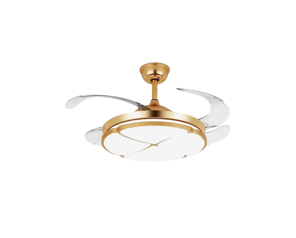 Ανεμιστήρας οροφής & φωτιστικό - DS-6604 - 2*48W - 431620 - Gold
