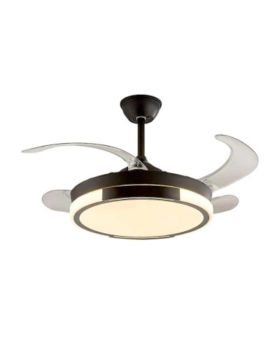 Ανεμιστήρας οροφής & φωτιστικό - DS-8018 - 2*48W - 431644 - Black