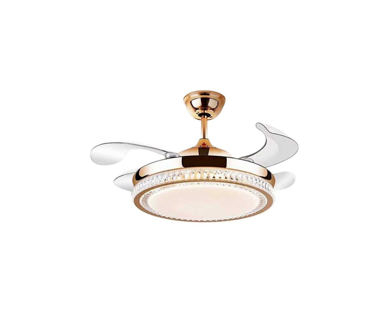 Ανεμιστήρας οροφής & φωτιστικό - DS-6609 - 2*48W - 431613 - Gold