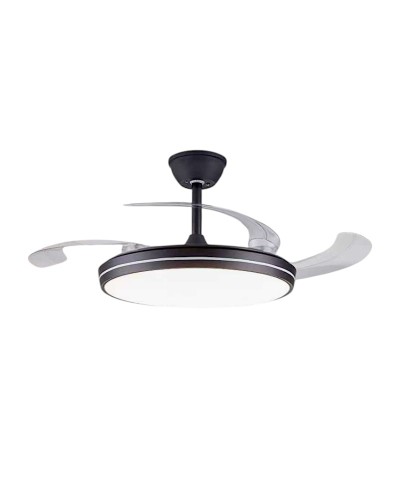 Ανεμιστήρας οροφής & φωτιστικό - DS-8989 - 2*48W - 431606 - Black