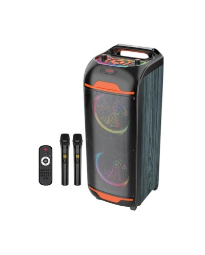 Φορητό ηχείο subwoofer με μικρόφωνο Karaoke - ZQS-8248 - 116237 - Black
