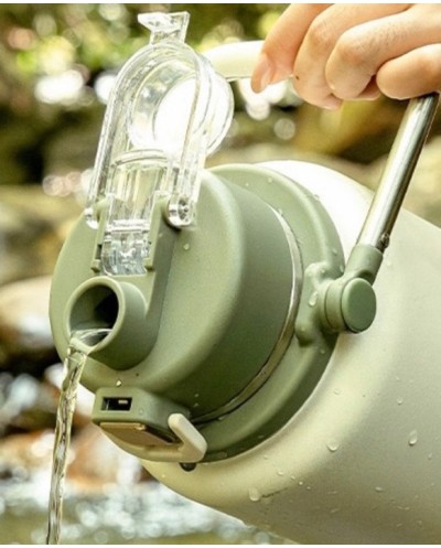 Φορητό παγούρι-θερμός - WY17 - 1500ml - 740337 - Beige