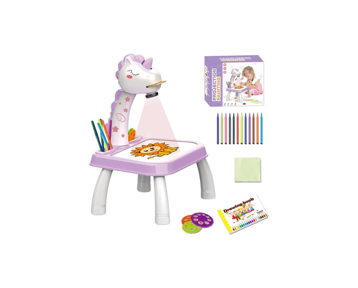 Προτζέκτορας ζωγραφικής - Unicorn - 319 - 215149 - Purple