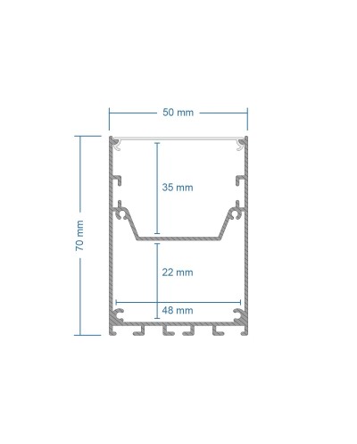 GLOBOSTAR® ALP-CORNER-SIDE90 BRIGHTRAIL 61779 Επιφανειακό /