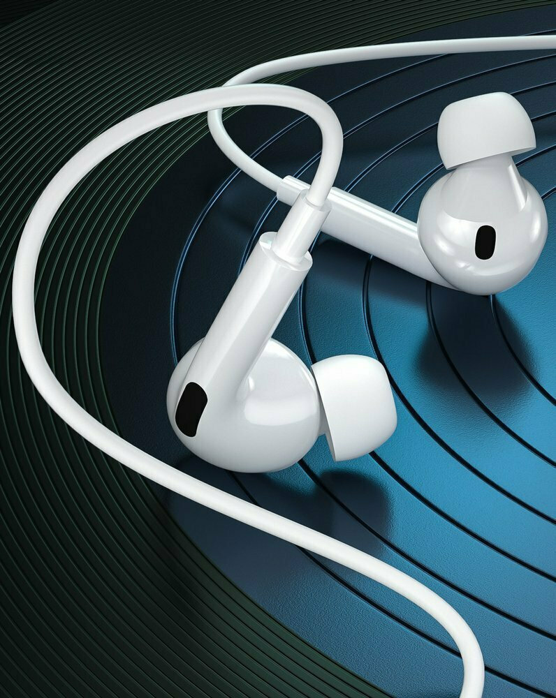Ακουστικά Handsfree In-ear με Μικρόφωνο και Βύσμα Lightning EZRA EP45-IP